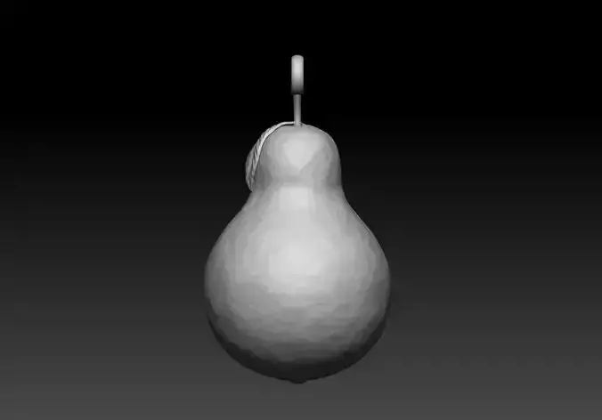 Pear Fruit 3D Printable Model