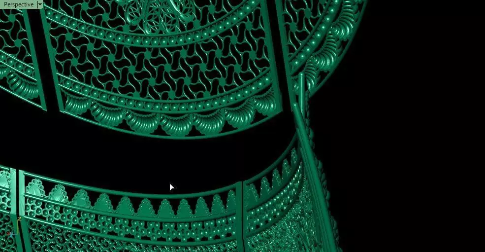 2different chockers in pattern and sizes 3D print model_2