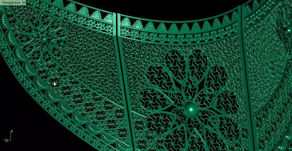 2different chockers in pattern and sizes 3D print model_3