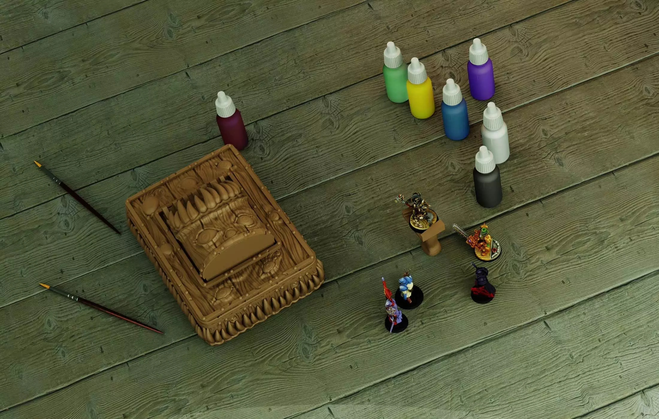 Mimic Painting Bokx 3D print model_0