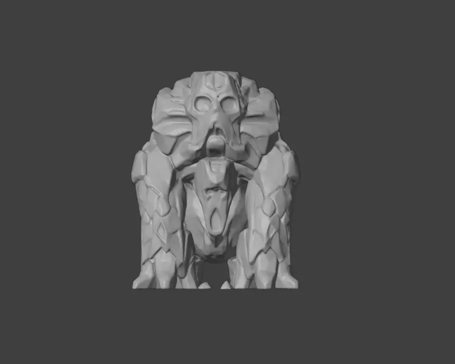 Crystalmourn Sentinel Low-poly 3D model_17