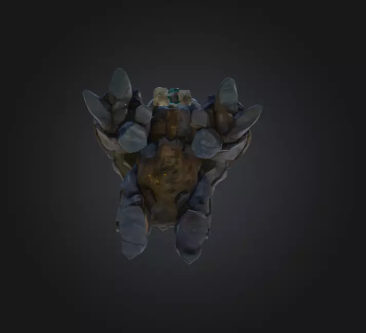 Crystalmourn Sentinel Low-poly 3D model_15
