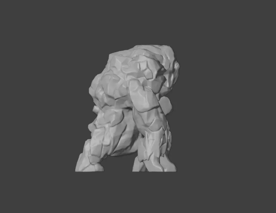 Crystalmourn Sentinel Low-poly 3D model_18