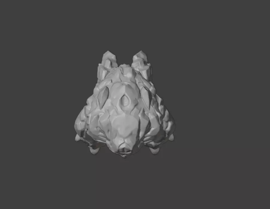 Crystalmourn Sentinel Low-poly 3D model_21