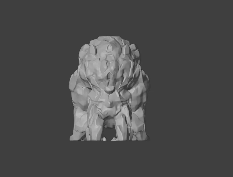 Crystalmourn Sentinel Low-poly 3D model_19