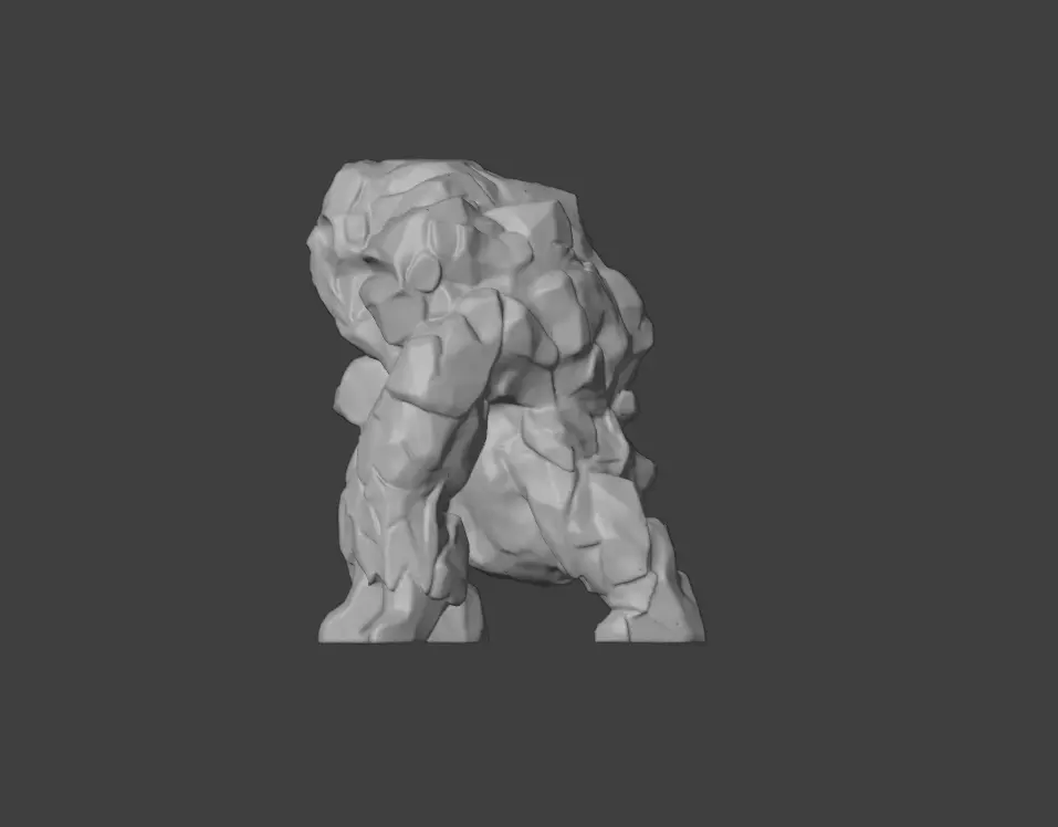 Crystalmourn Sentinel Low-poly 3D model_20