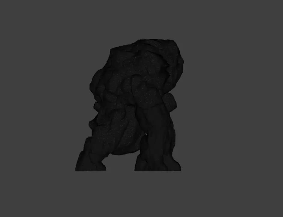 Crystalmourn Sentinel Low-poly 3D model_24