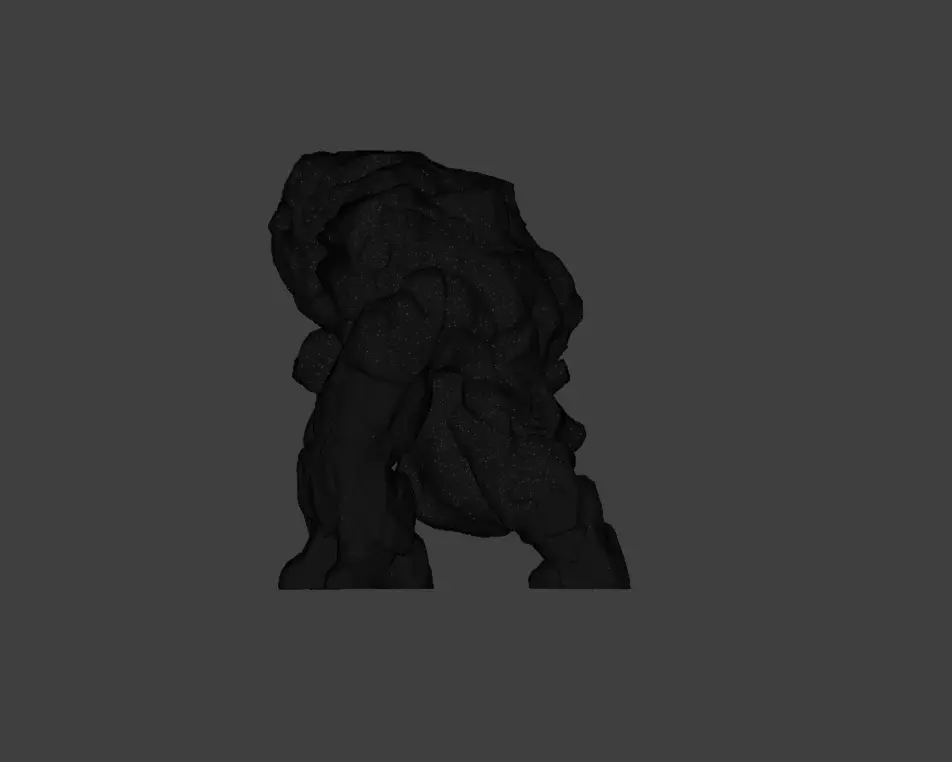 Crystalmourn Sentinel Low-poly 3D model_26