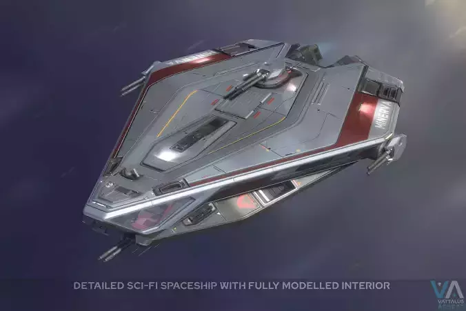 Minerva - Spaceship with Interior