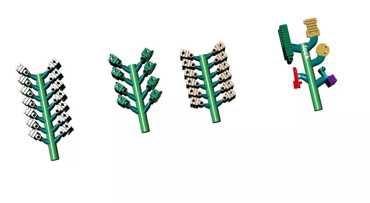 LOVE Unlimited Bracelet flexible 3D print model_2