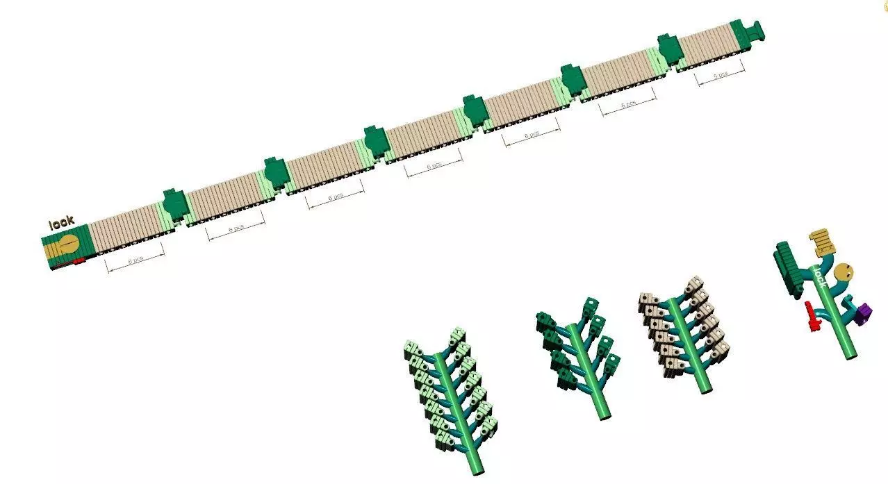 LOVE Unlimited Bracelet flexible 3D print model_1