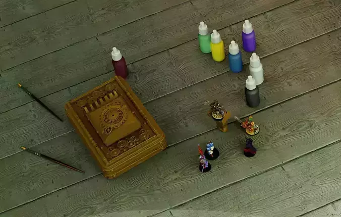 Steam Punk Painting Box 