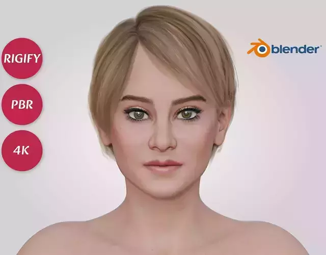 Shailene Woodley - Hot Sexy American Nude Woman - Pixie HairCut