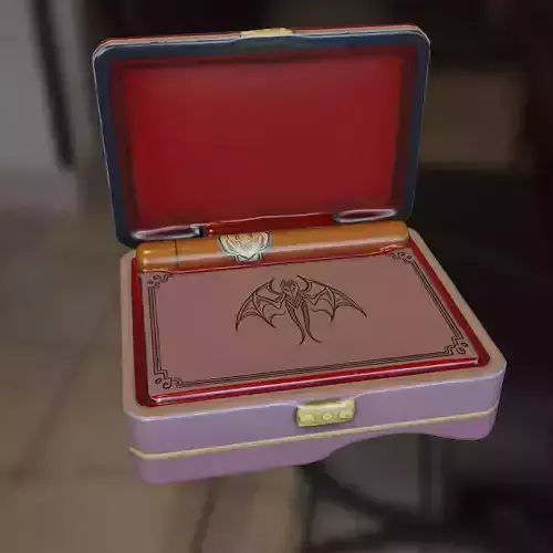 Premium Stylized Cigar Box with Decorative Lid