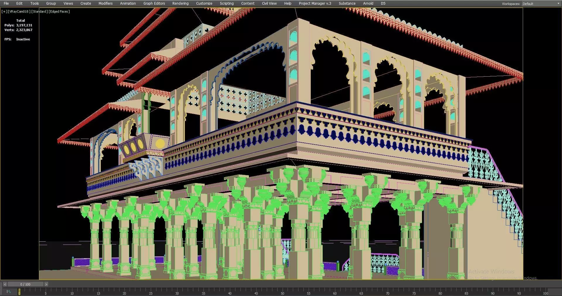 Zenana Mahal 3D model_53