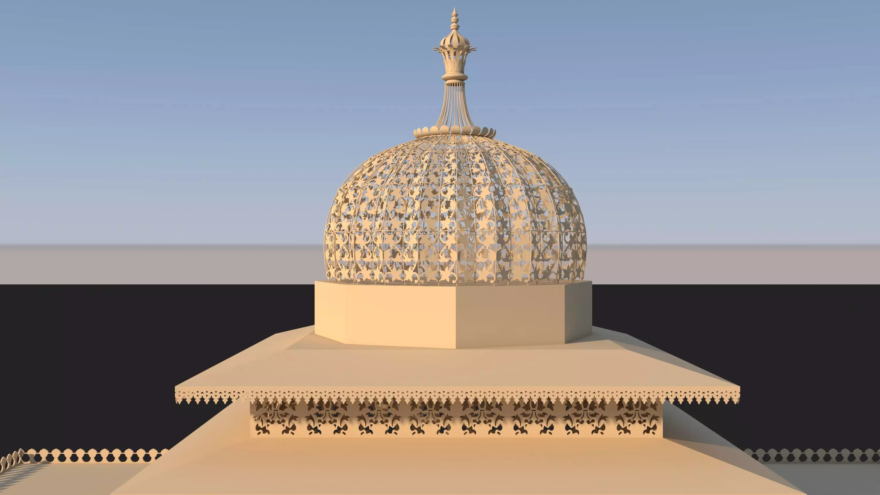 Zenana Mahal 3D model_10