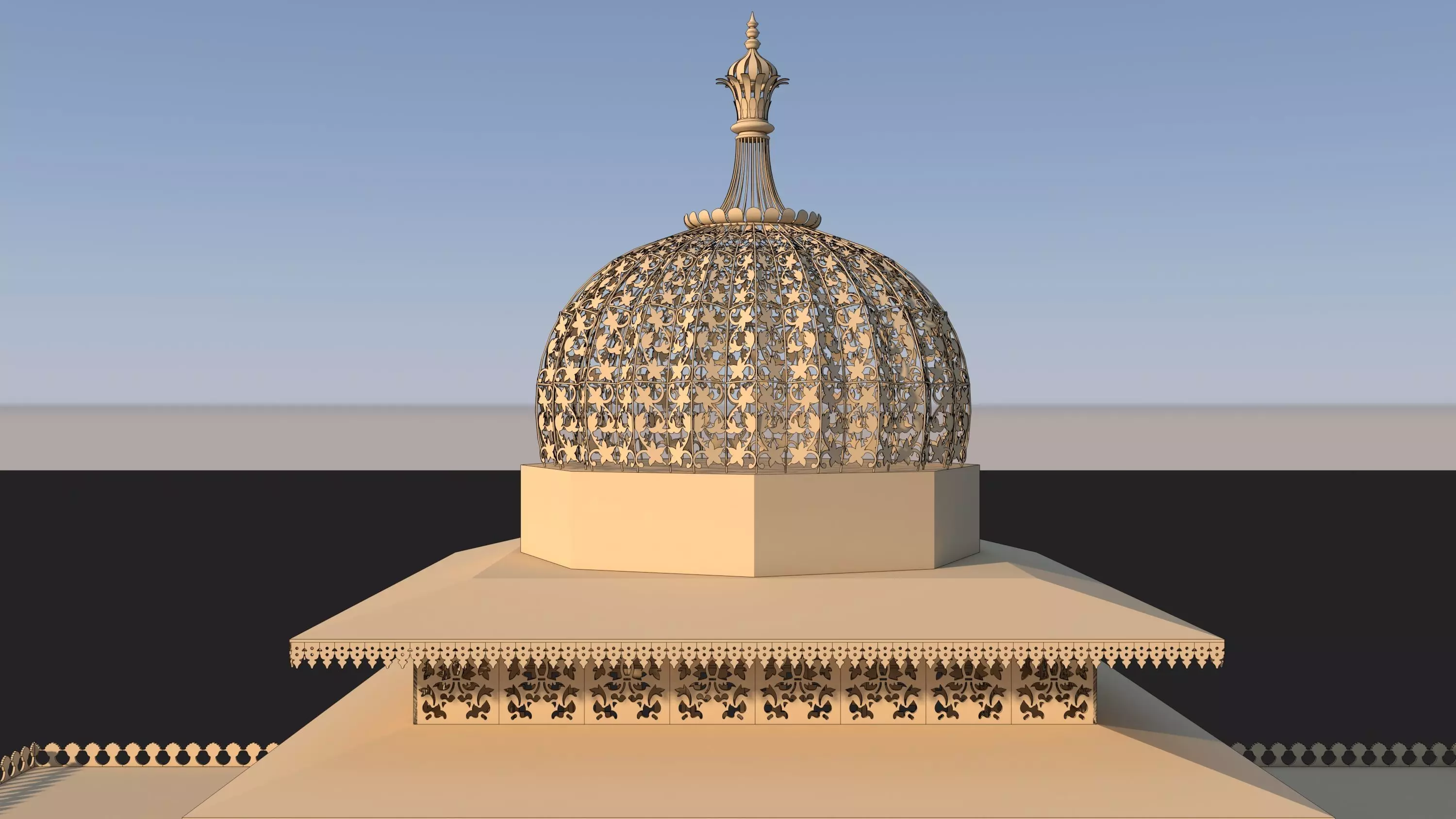 Zenana Mahal 3D model_28