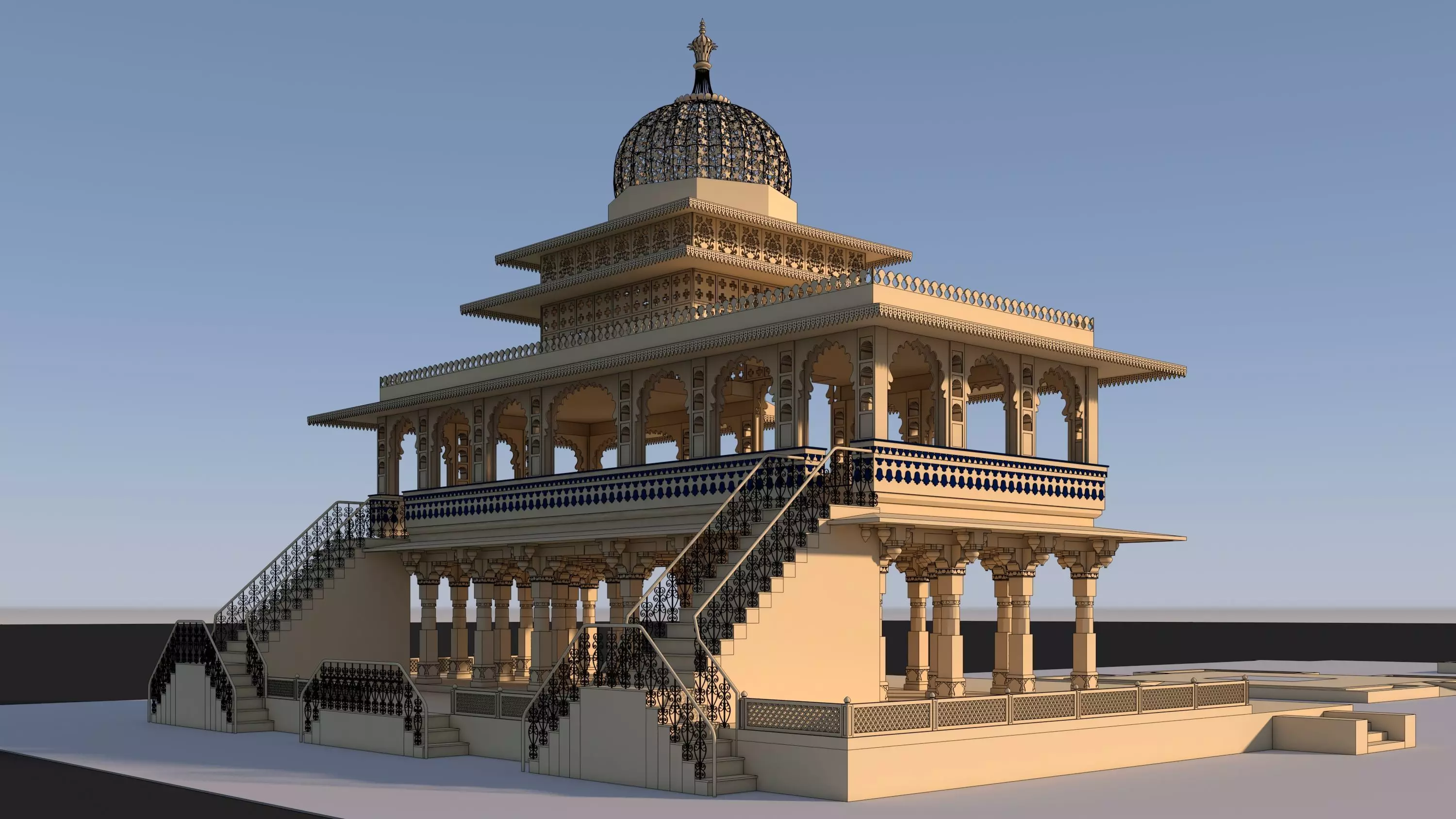Zenana Mahal 3D model_22