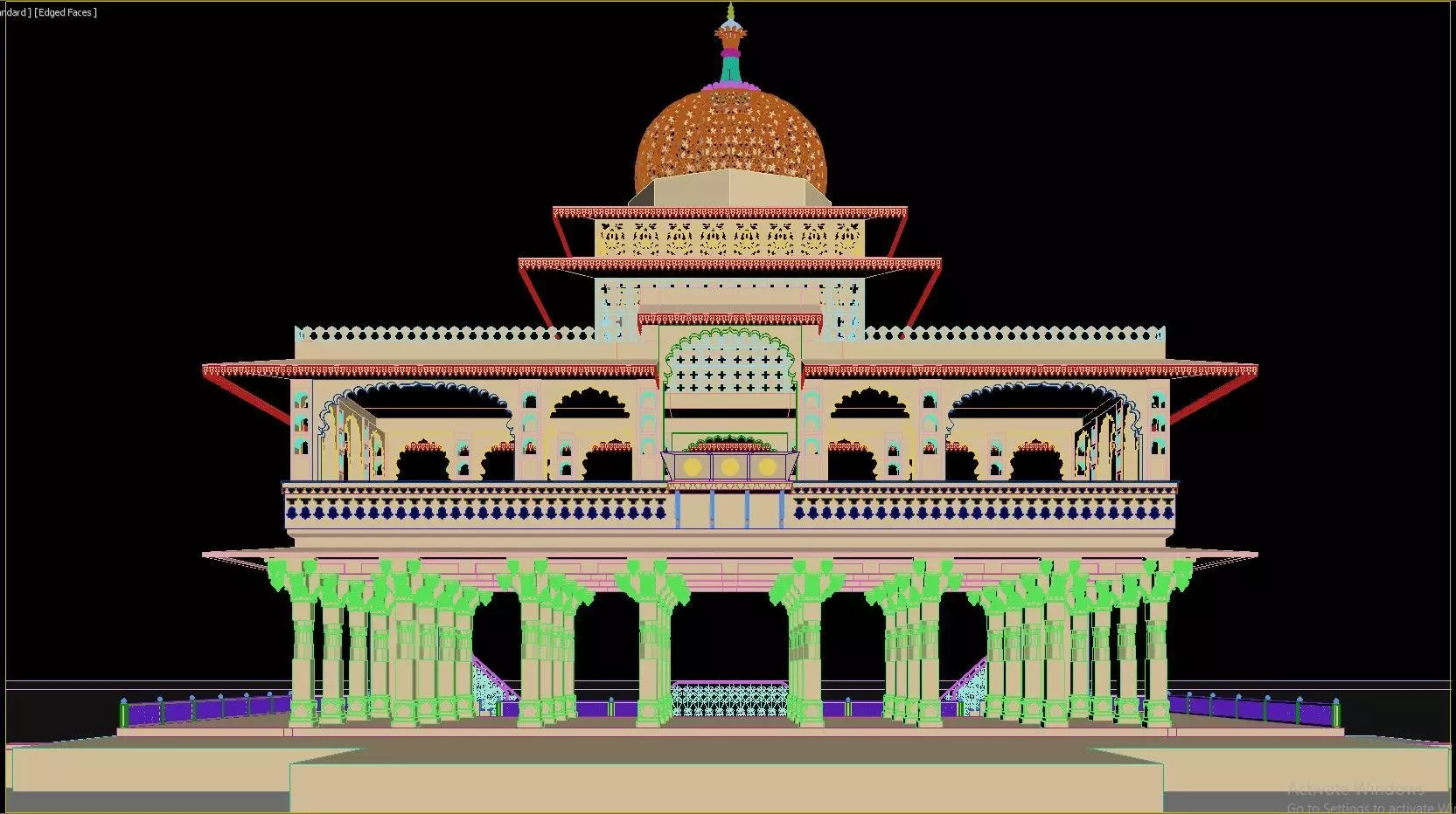 Zenana Mahal 3D model_37