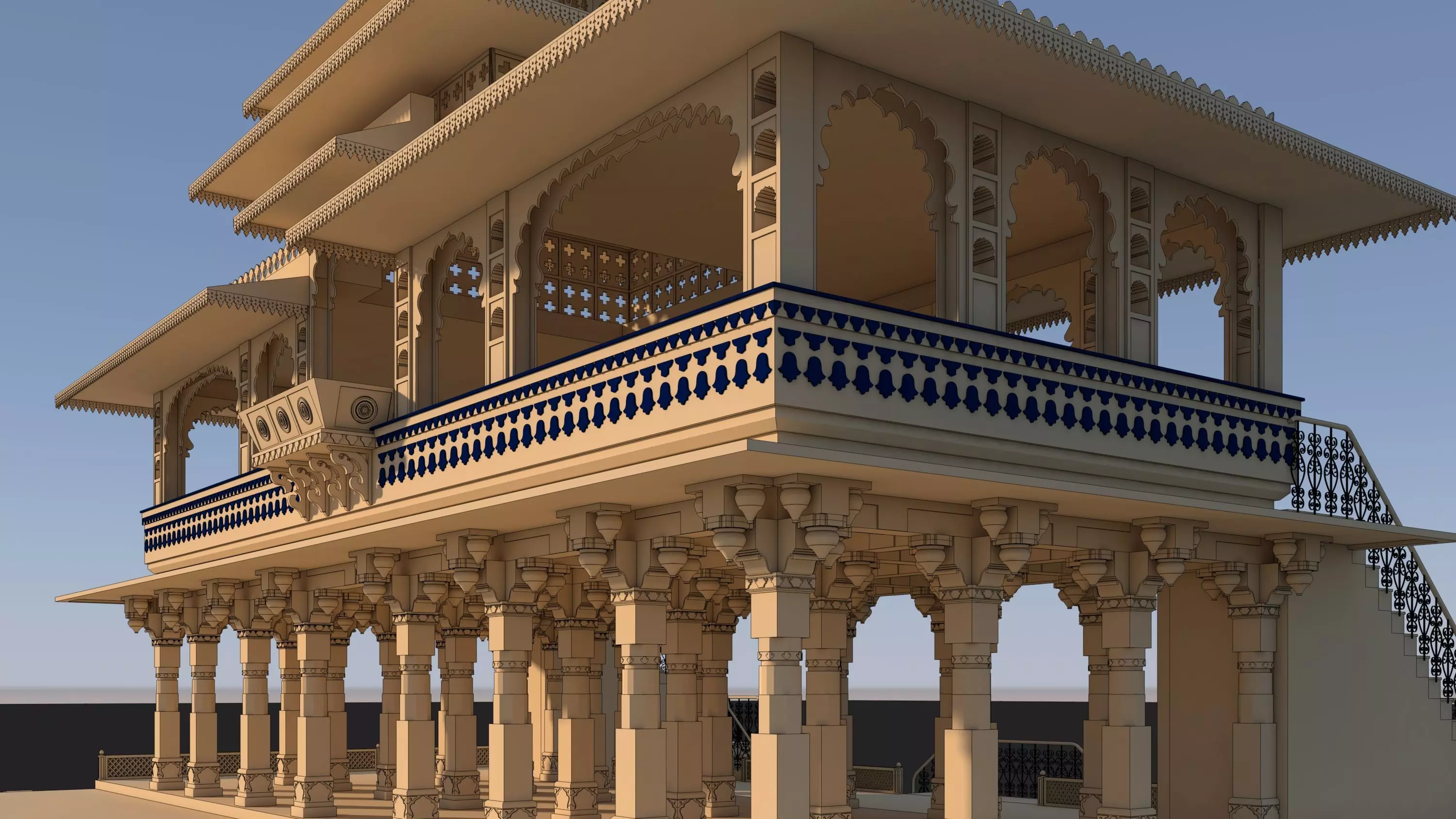 Zenana Mahal 3D model_35