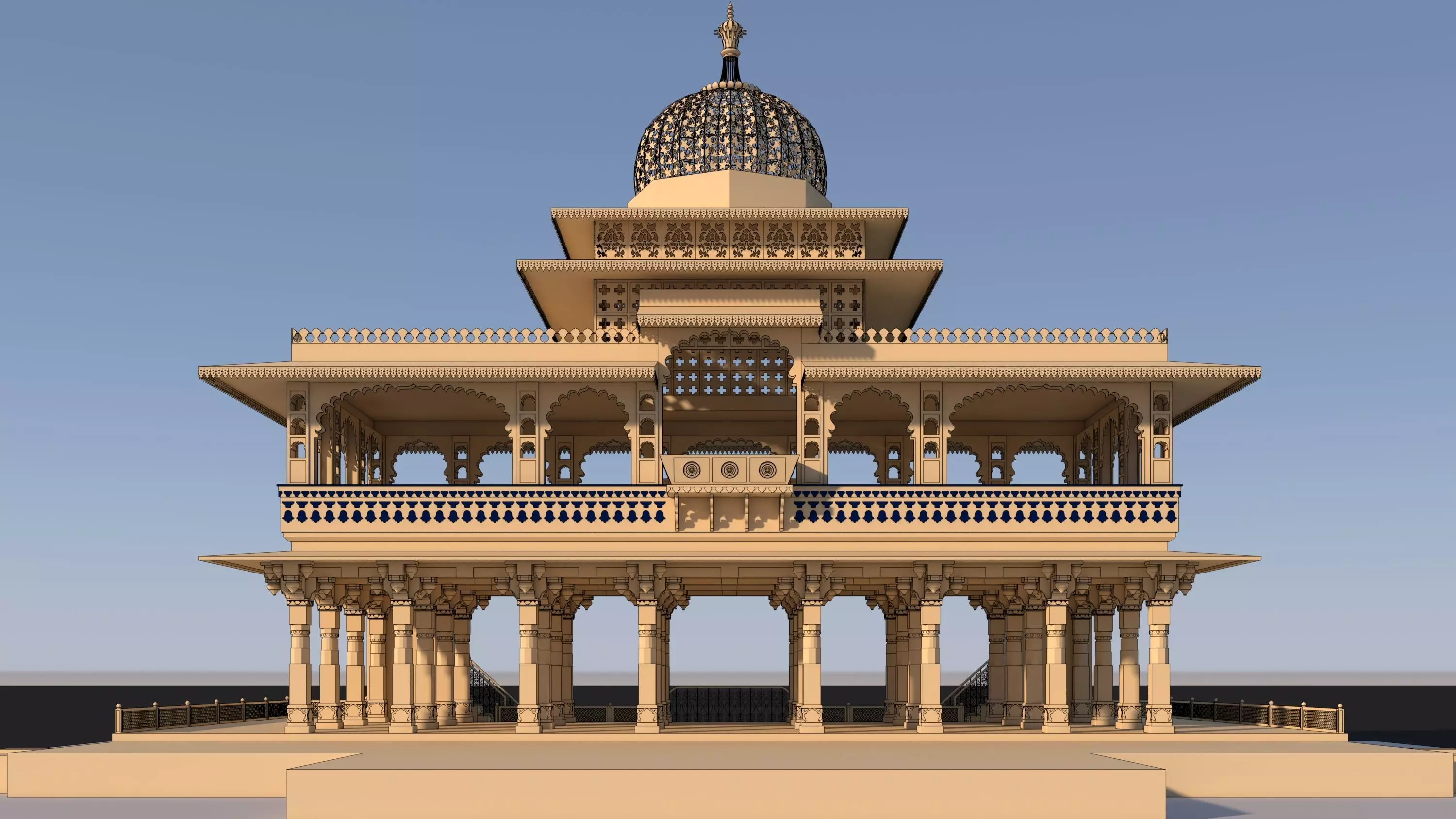 Zenana Mahal 3D model_19