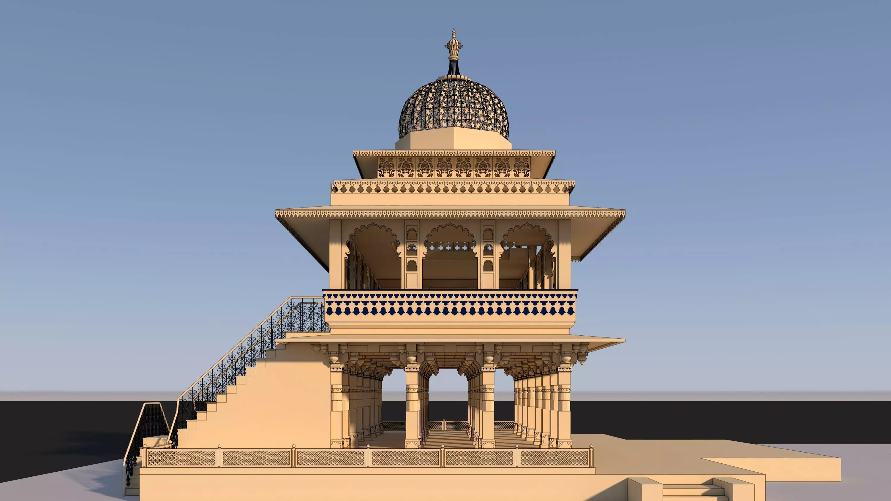 Zenana Mahal 3D model_21