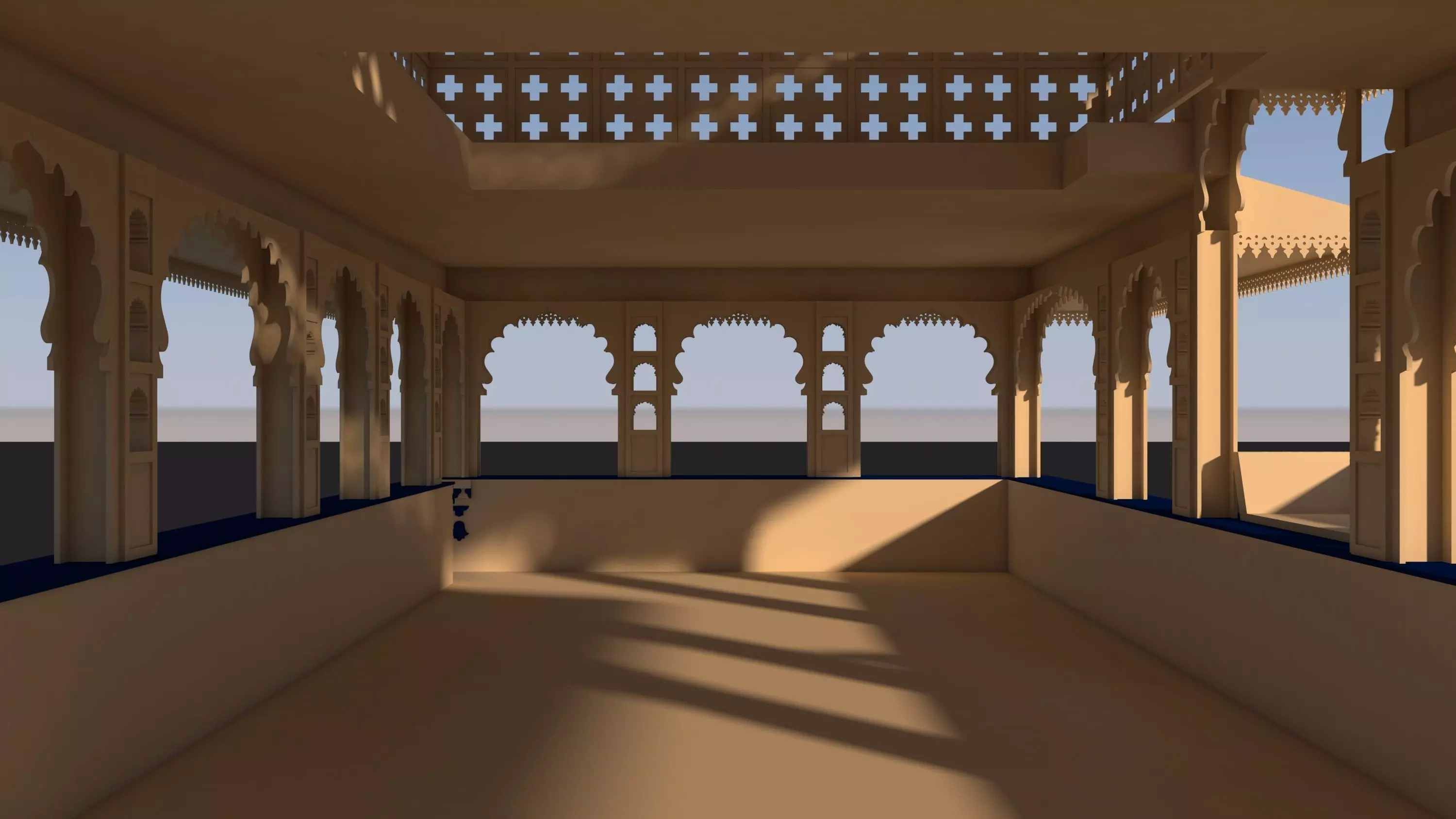 Zenana Mahal 3D model_13