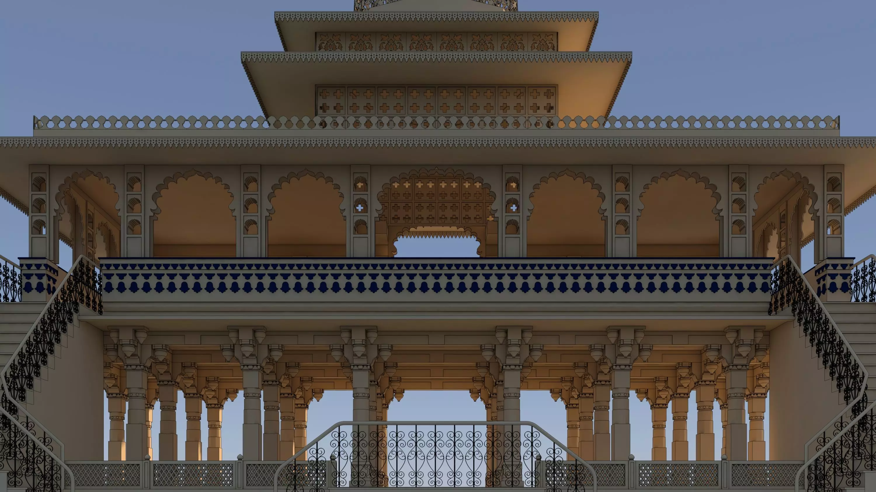 Zenana Mahal 3D model_29