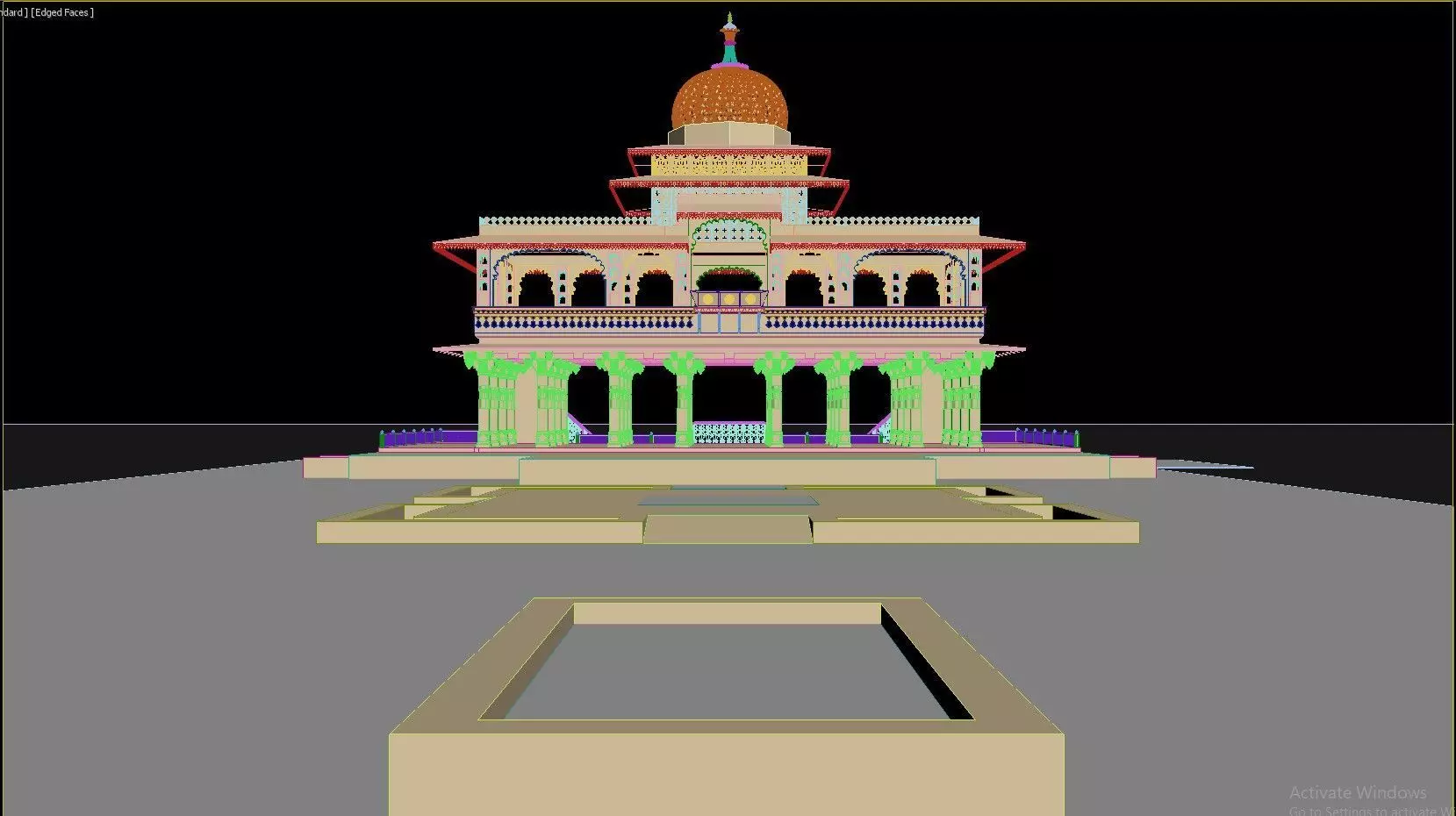 Zenana Mahal 3D model_36