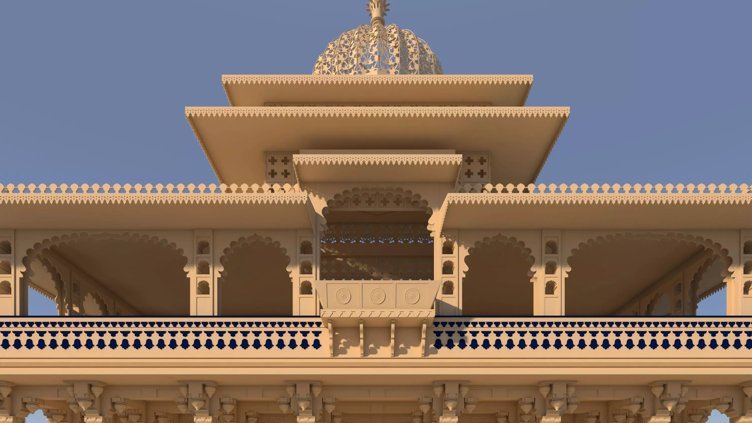Zenana Mahal 3D model_8
