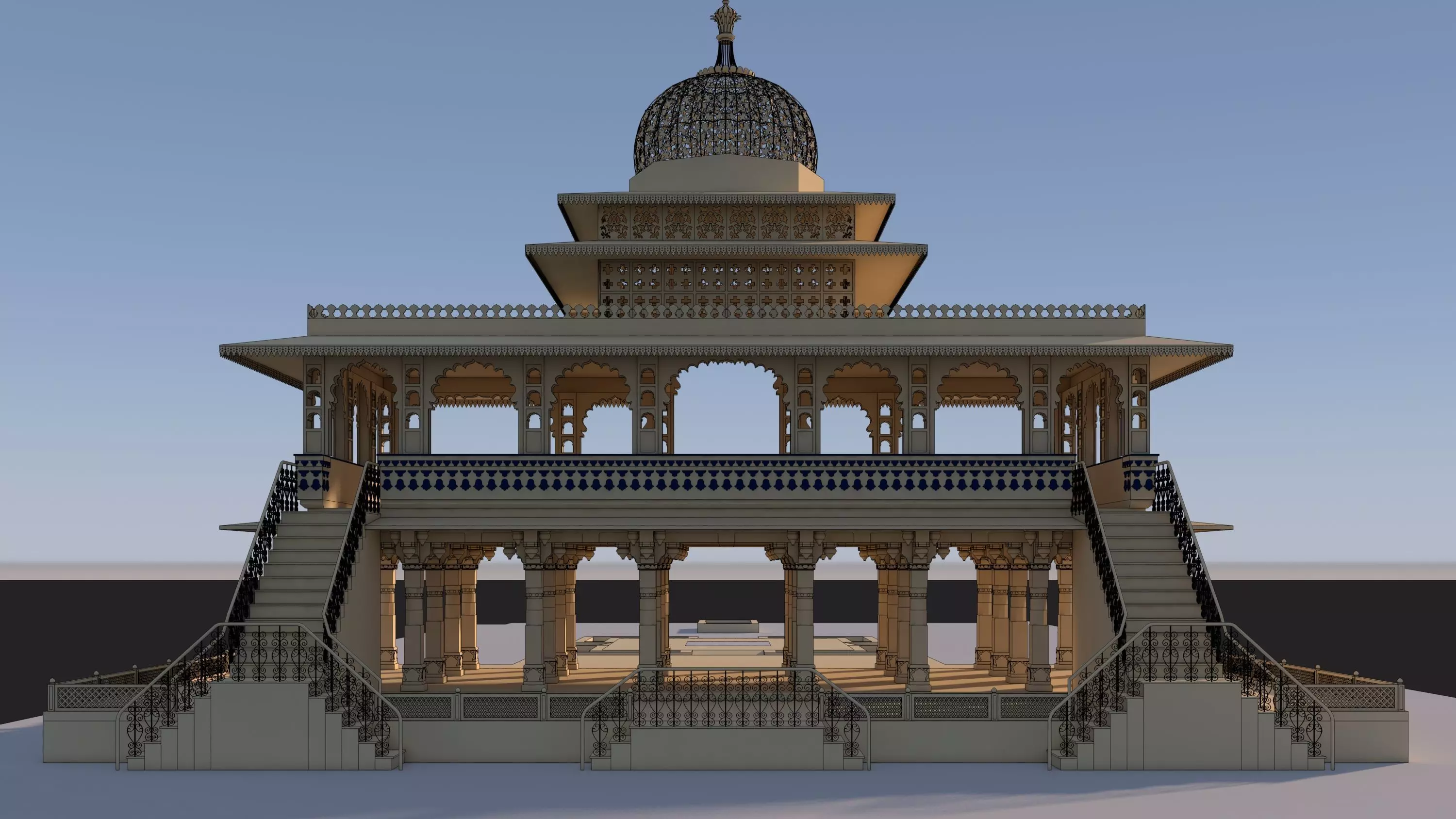 Zenana Mahal 3D model_23