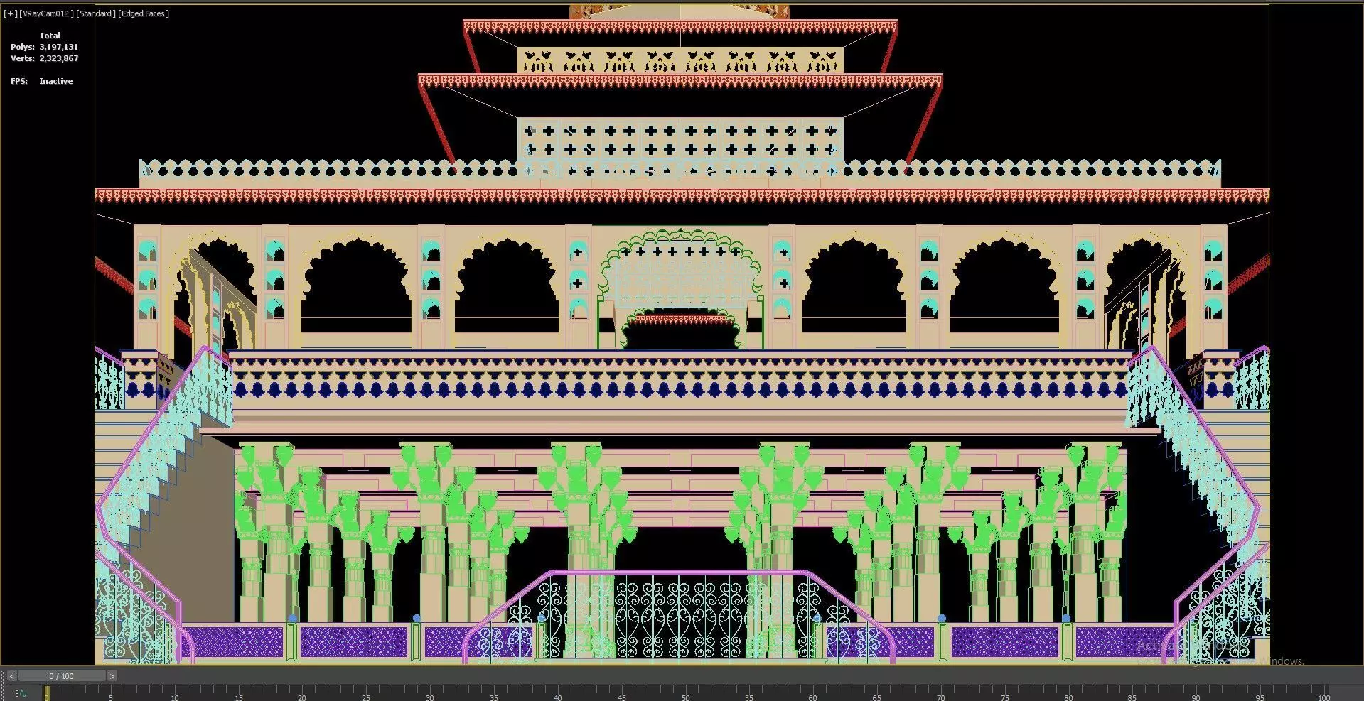 Zenana Mahal 3D model_47