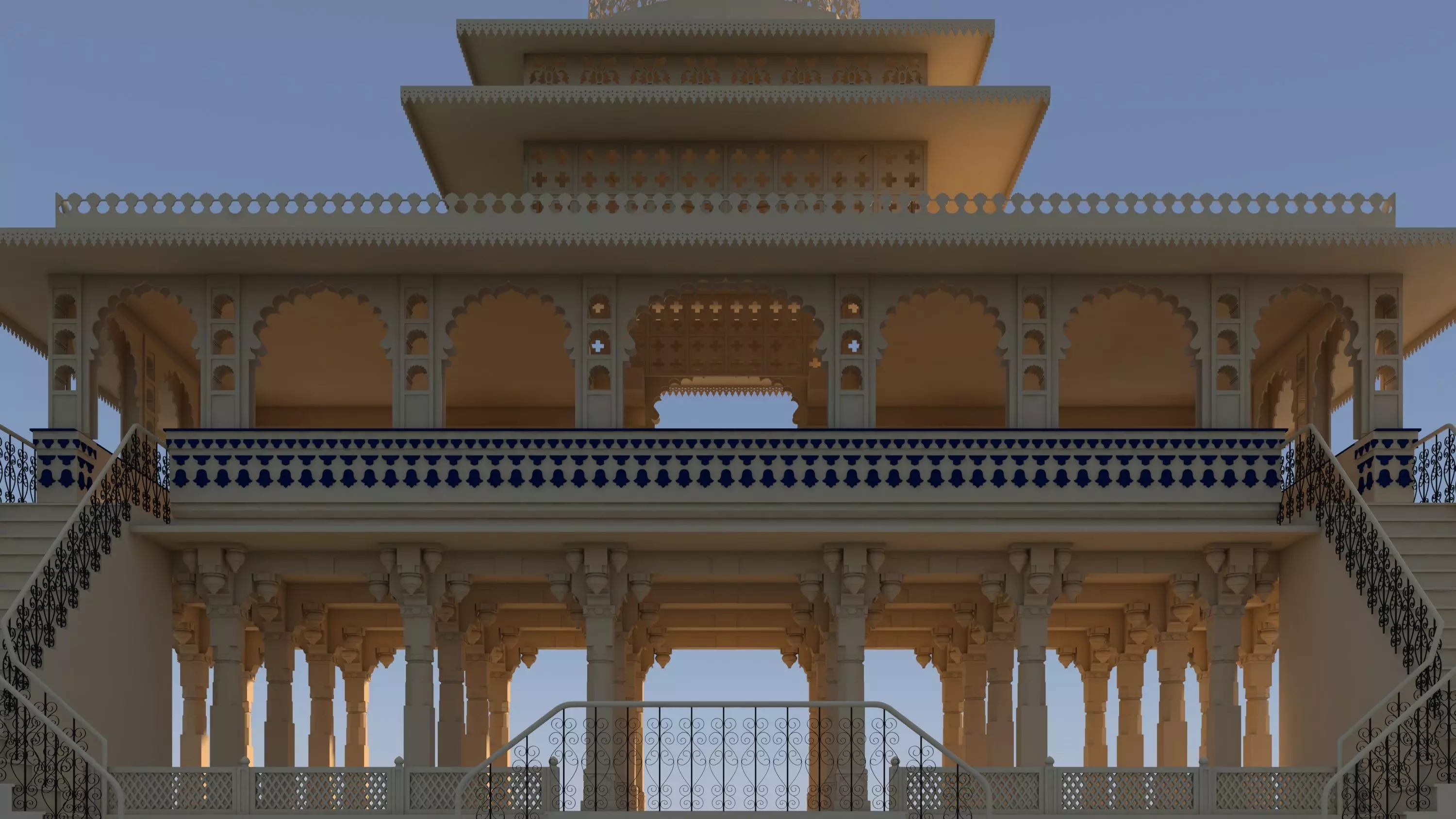 Zenana Mahal 3D model_11