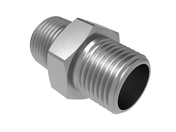 Straight Connector 1-2 NPT Male 
