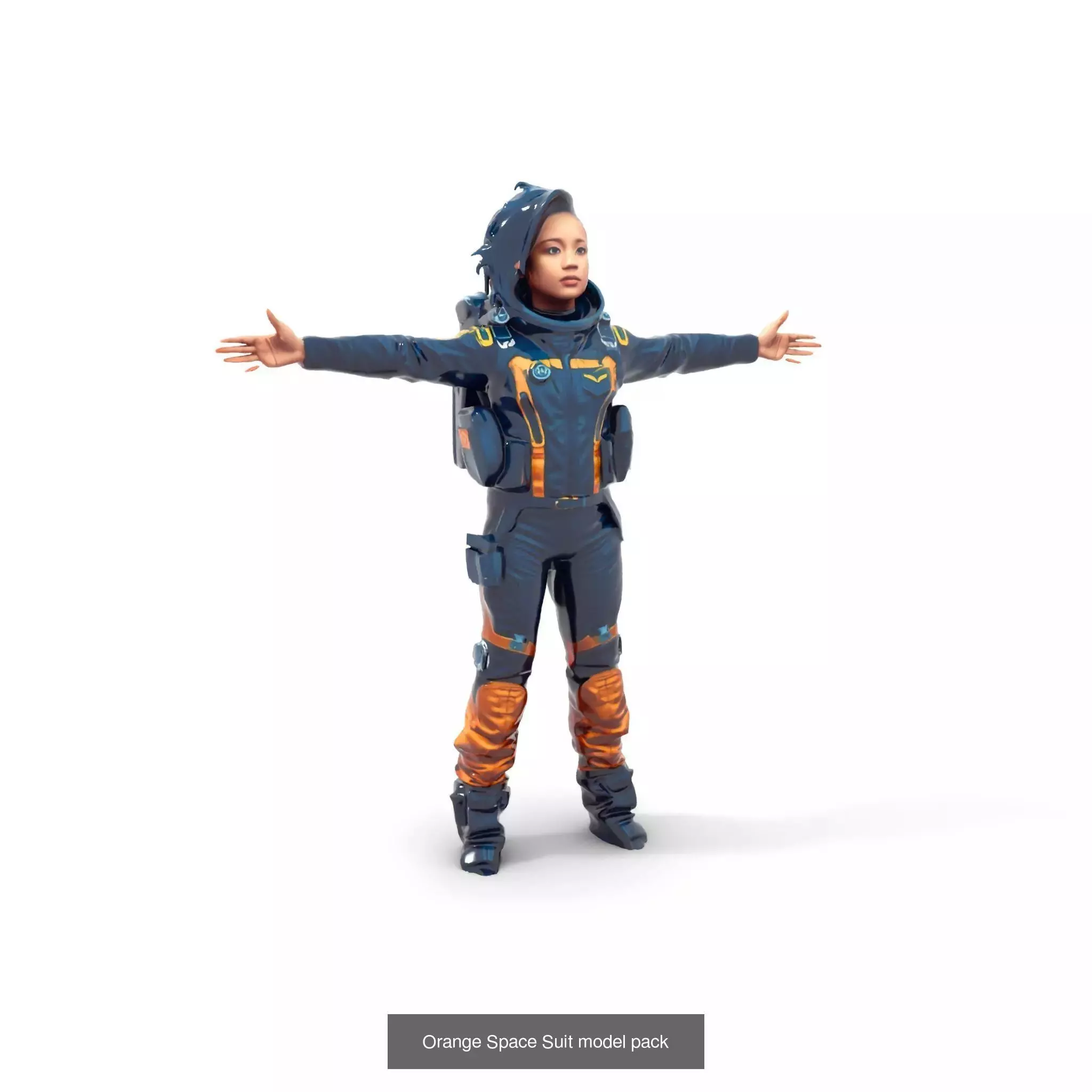 Diverse Space Suit Models 3D Model Collection_15