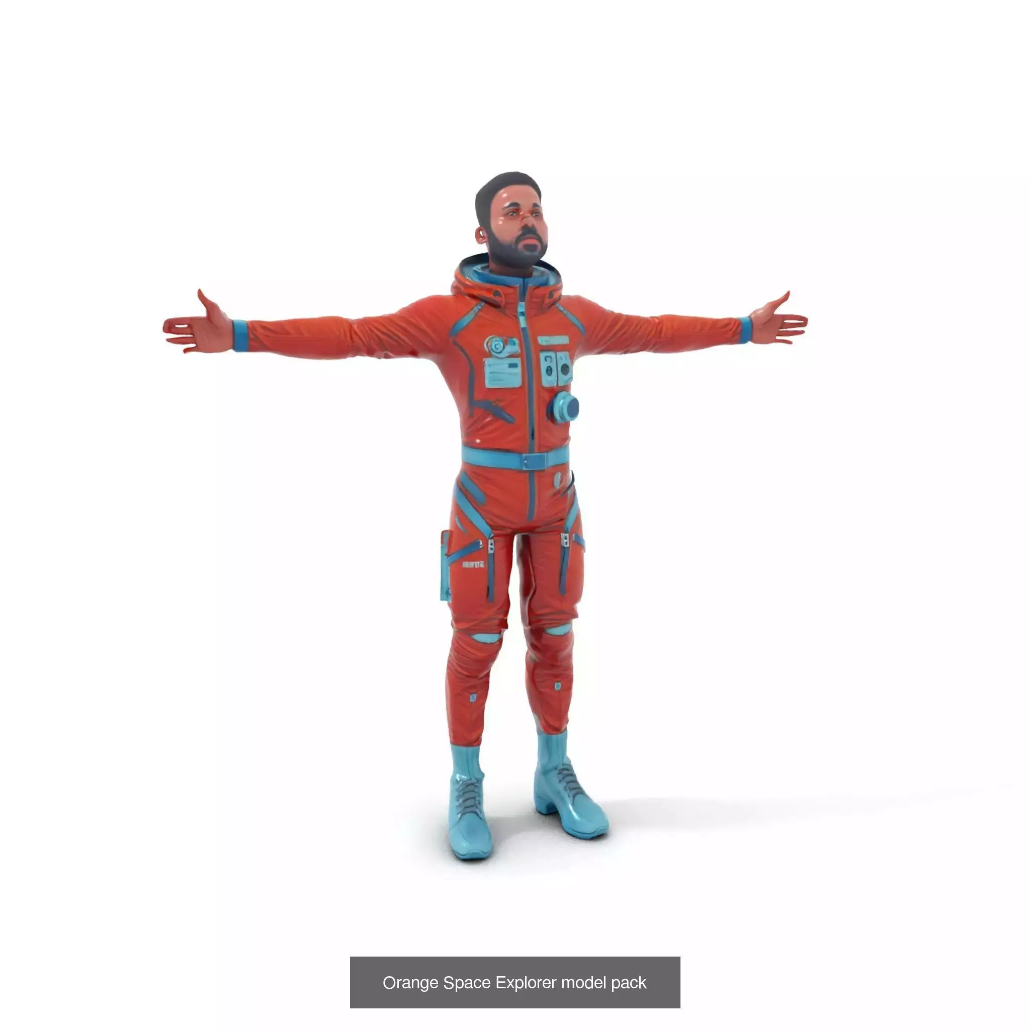 Diverse Space Suit Models 3D Model Collection_13