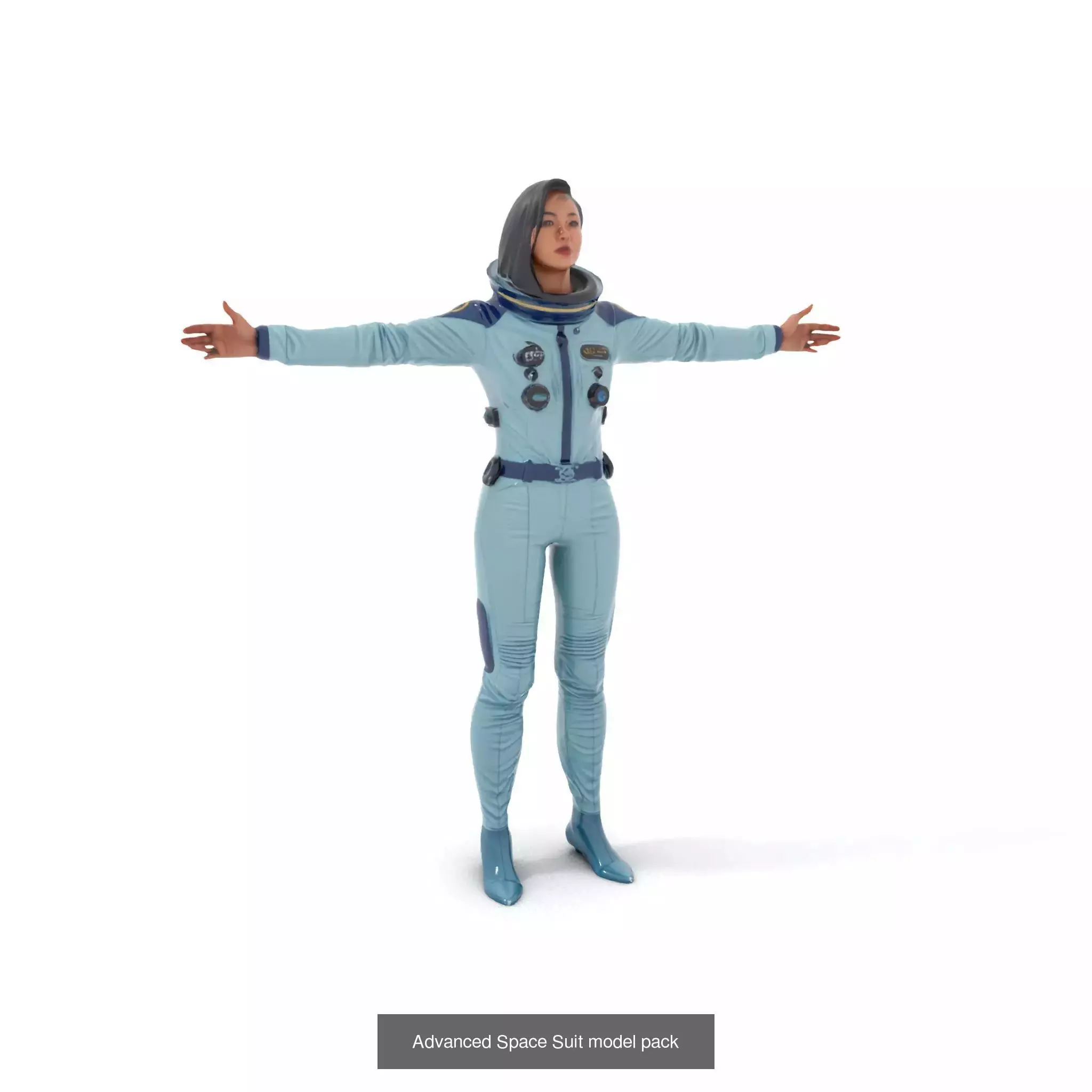 Diverse Space Suit Models 3D Model Collection_11