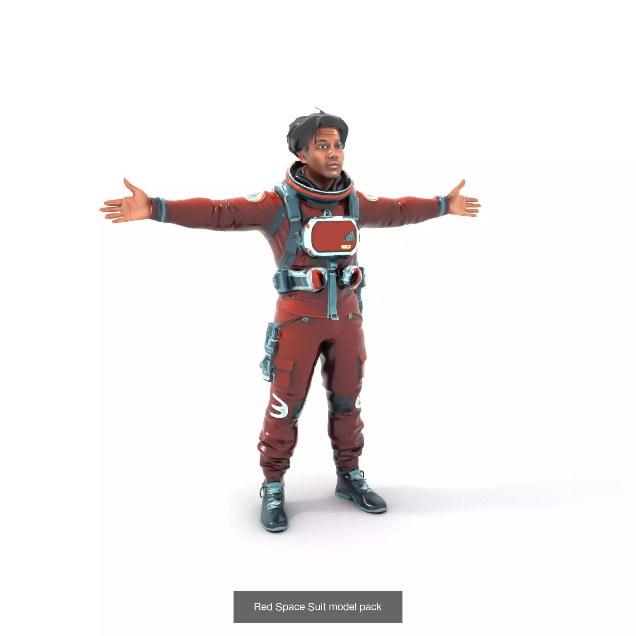 Diverse Space Suit Models 3D Model Collection_12