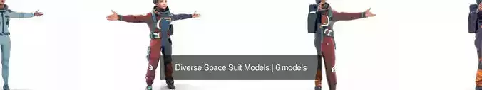 Diverse Space Suit Models