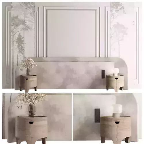 Headboard Wall Panel Composition 26