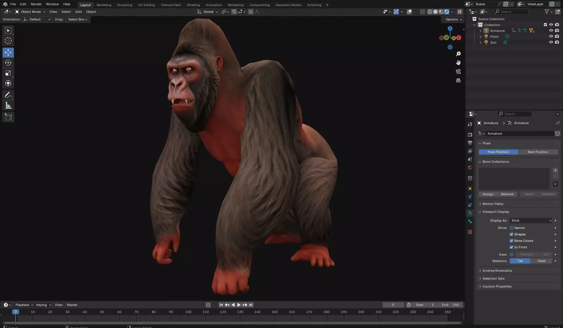 Gorilla-A3 3D model_22