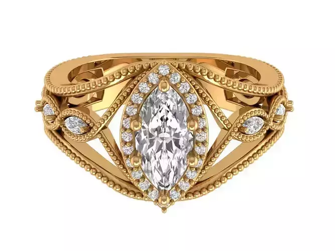 Marquise Engagement Ring