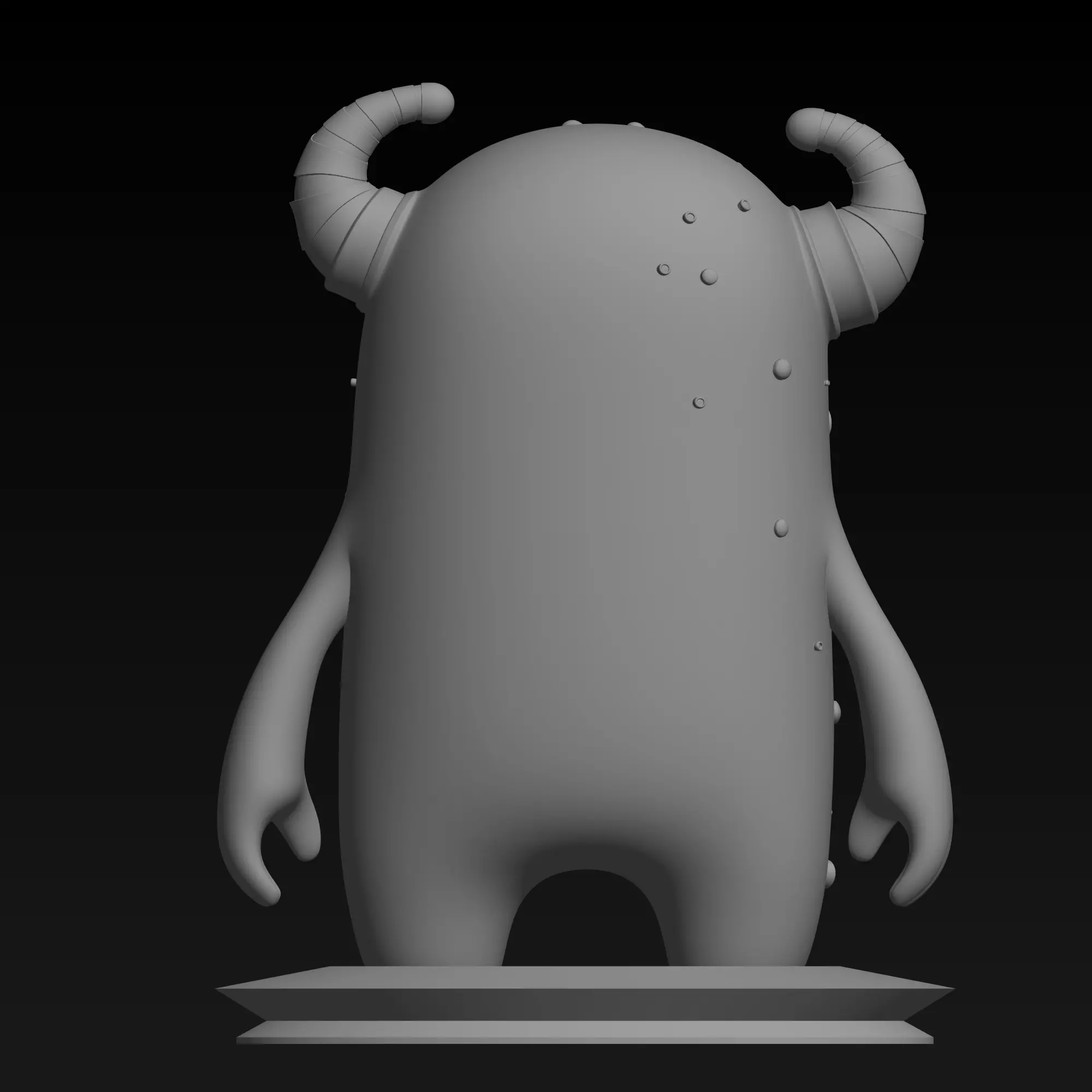 alien creature model 3D print model_2