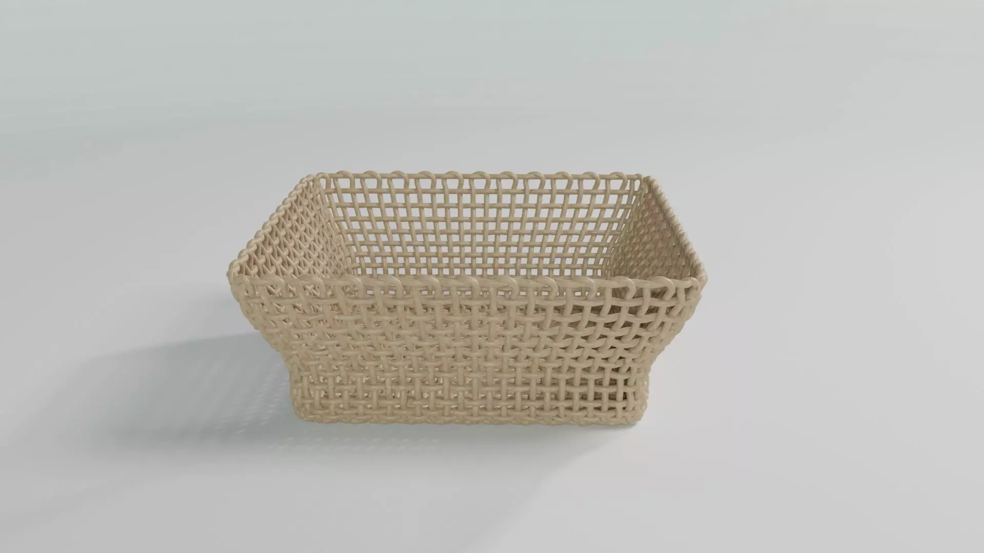 WICKER BASKET06 3D model_3