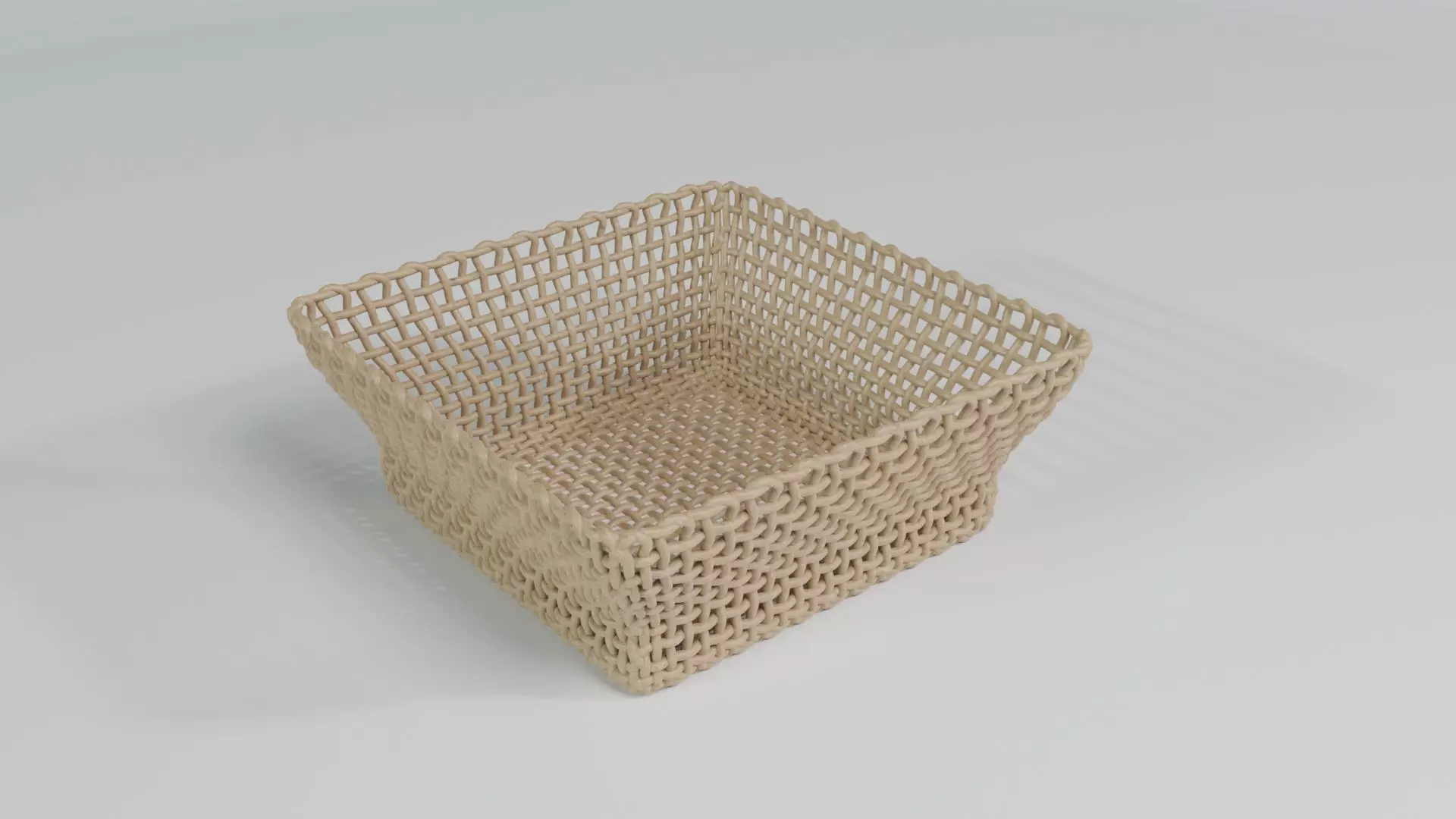 WICKER BASKET06 3D model_2