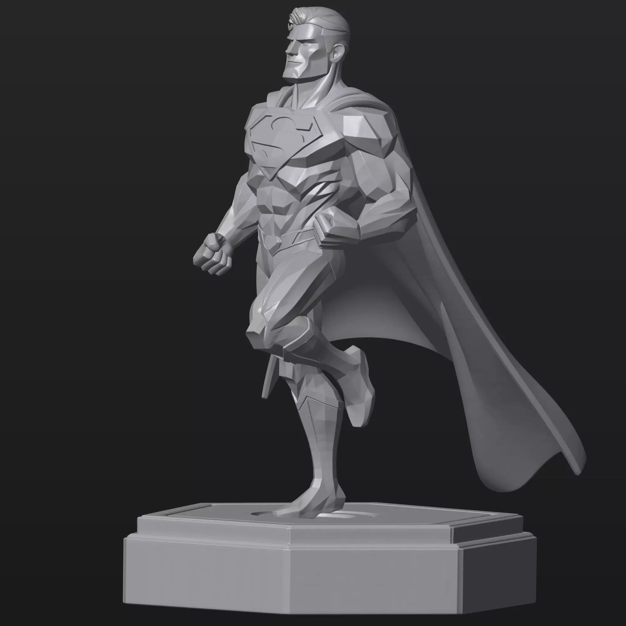 superhero superman model 3D print model_2