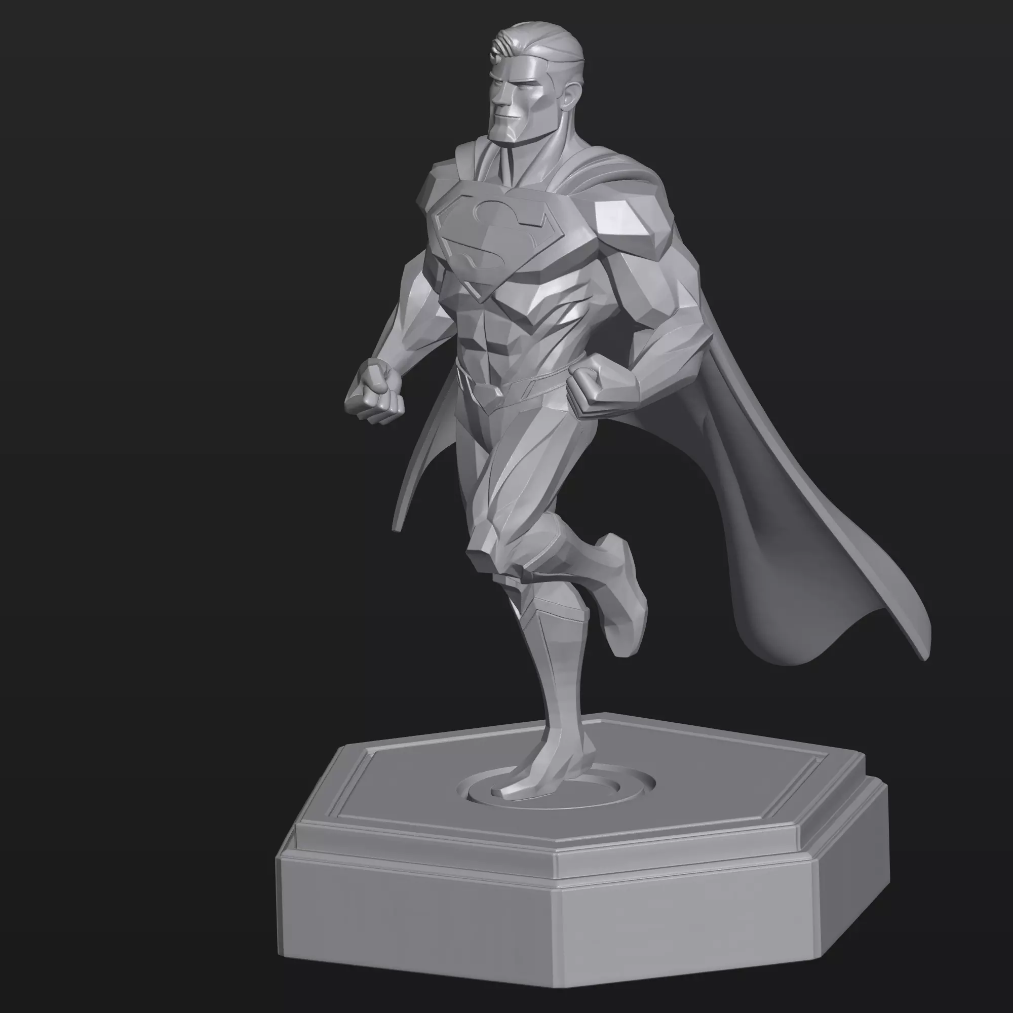 superhero superman model 3D print model_1