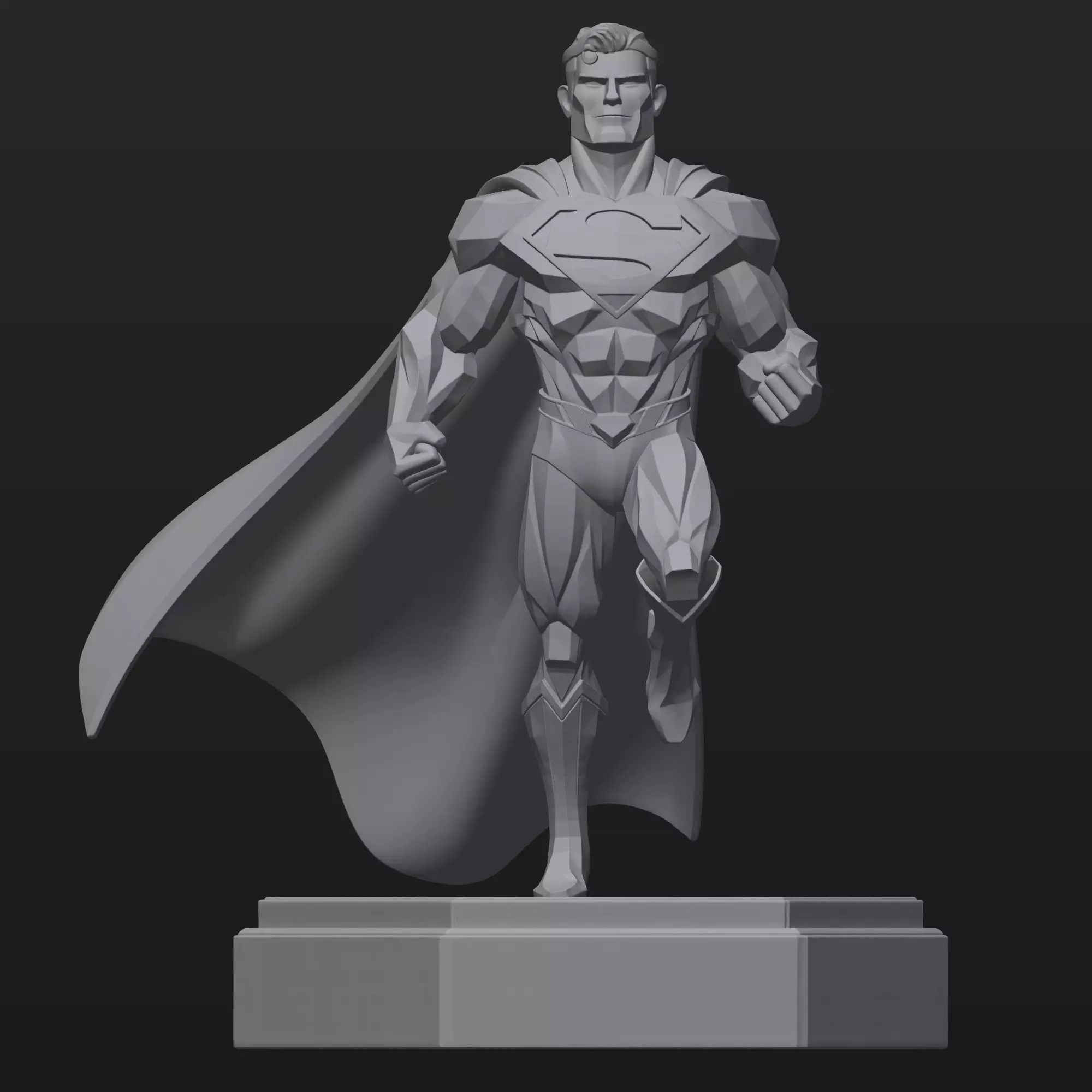 superhero superman model 3D print model_5