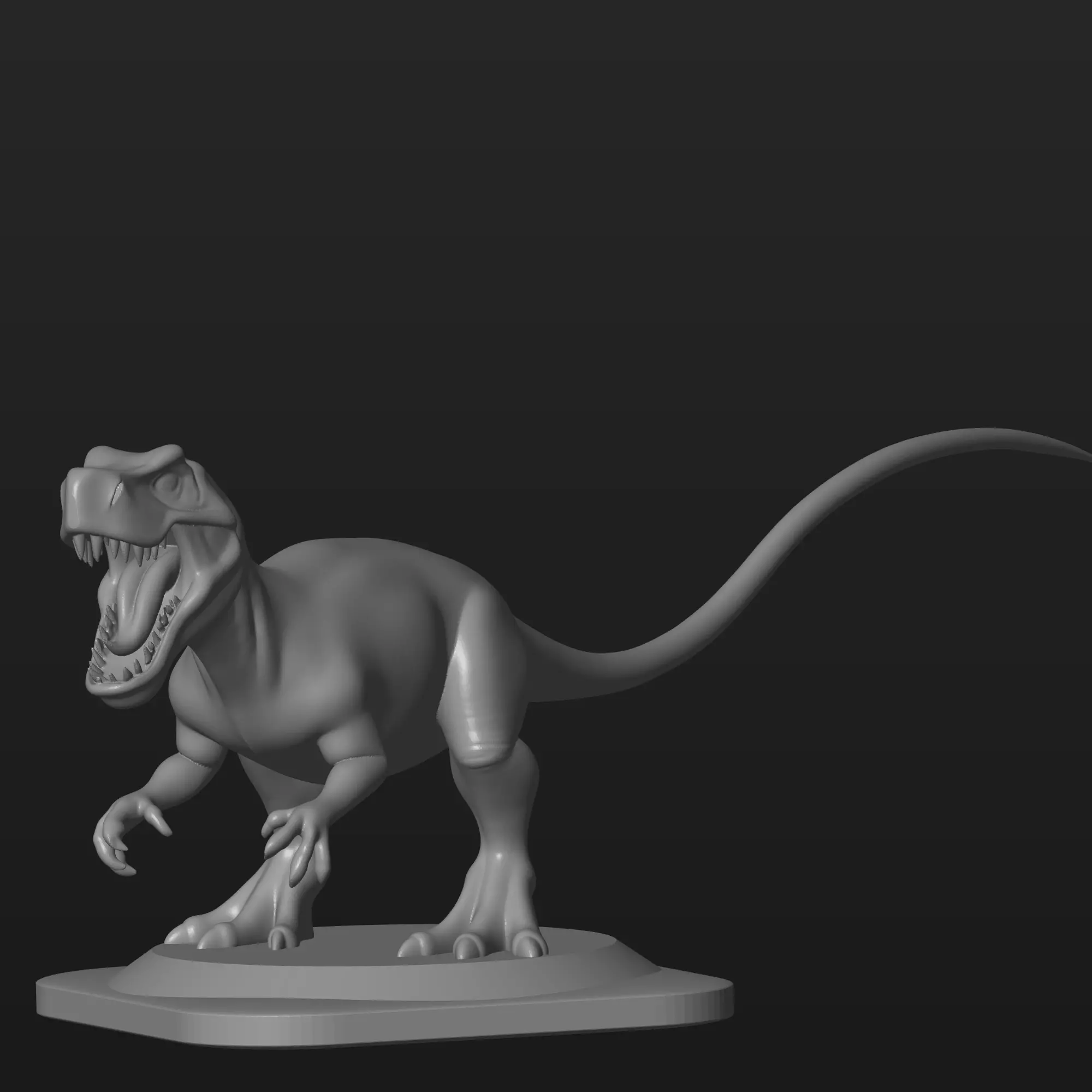 jurassic park dinosaur model 3D print model_1