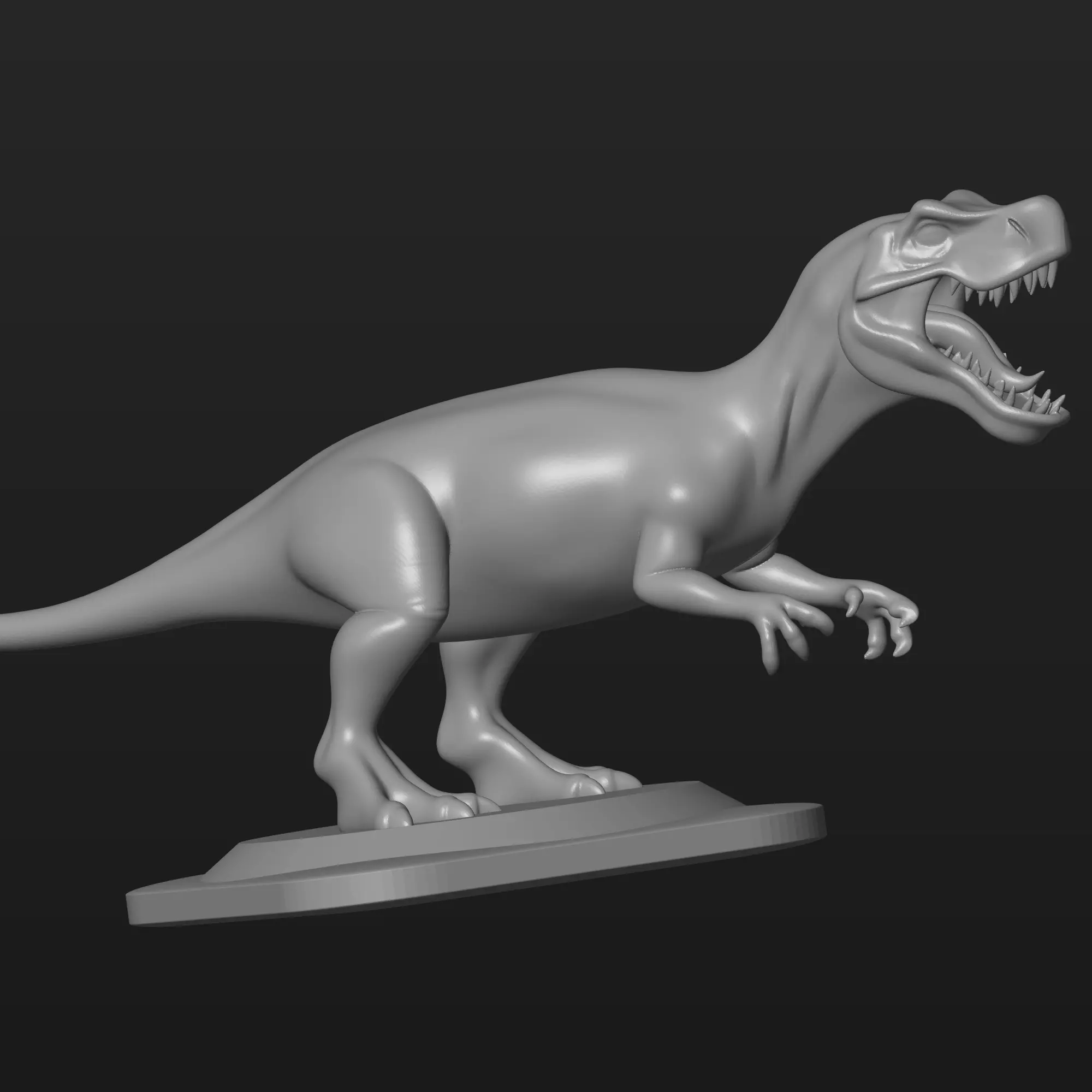 jurassic park dinosaur model 3D print model_0